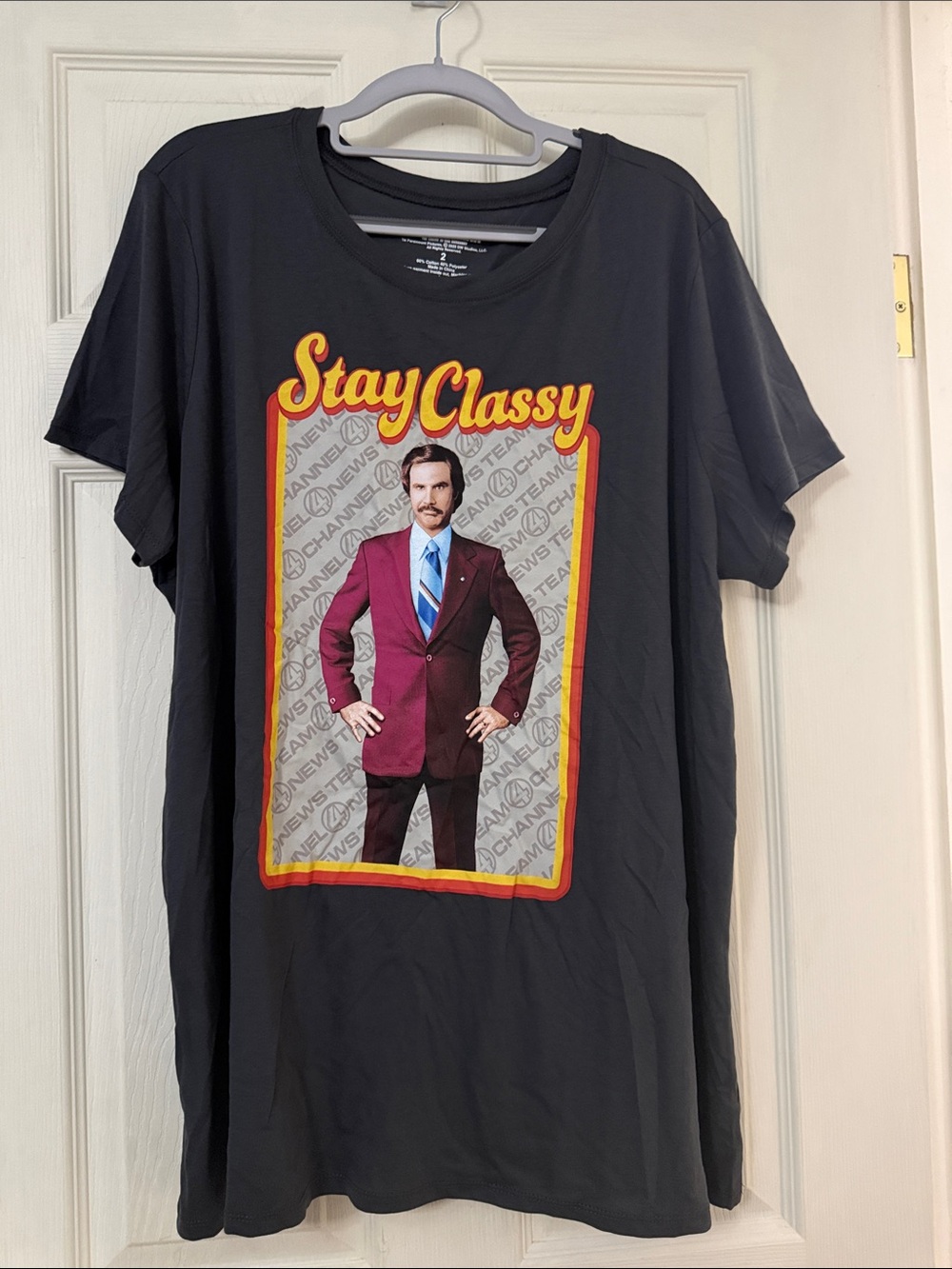 Torrid Anchorman Stay Classy Graphic Tee Sz 2, 2X, 18-20